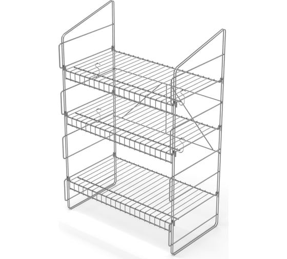 Изображение товара Стеллаж для рассады НАЙДИ 620x330x930, металлик серебристый GSB26LM