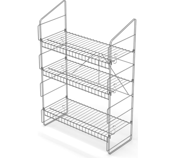 Изображение товара Стеллаж для рассады НАЙДИ 620x260x910, металлик серебристый GSL26LM