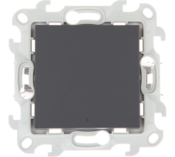 Изображение товара Переключатель Simon с подсветкой Push&Go, графит 2420204-038