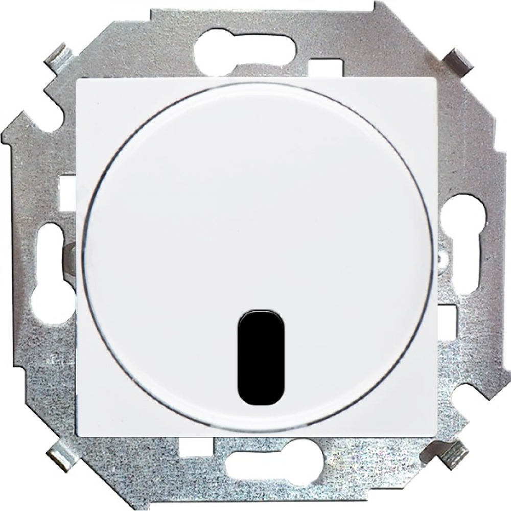 фото Светорегулятор с управлением simon от ик пульта, проходной, 500вт, 230в, белый 1591713-030