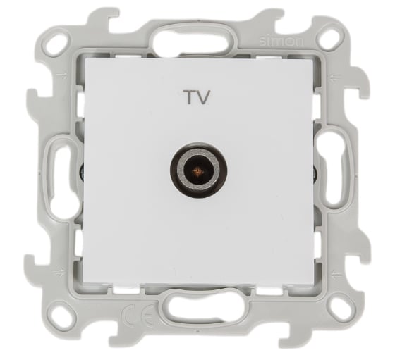 Изображение товара ТВ розетка Simon оконечная, бел 2450476-030