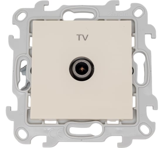 Изображение товара ТВ розетка Simon одиночная, сл кость 2450477-031
