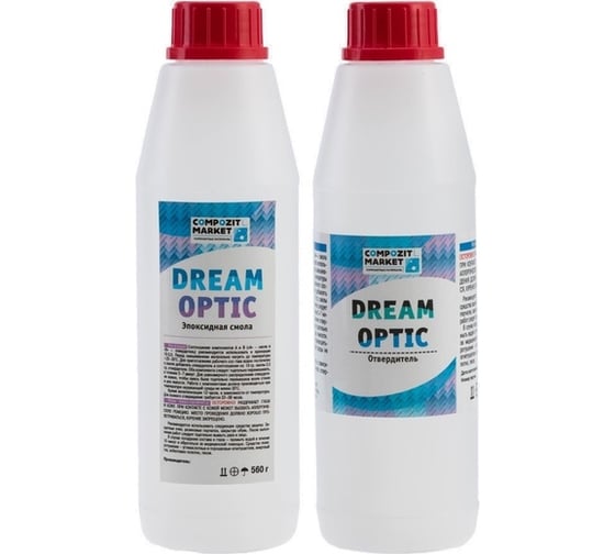 Изображение товара Модифицированная прозрачная эпоксидная смола Poly max Dream Optic 750 гр. DO750