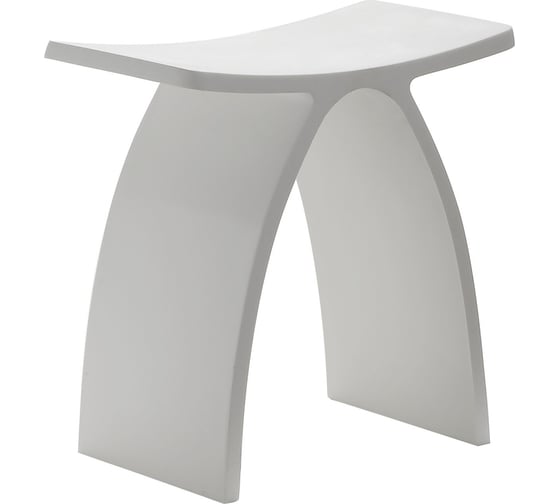 Изображение товара Стульчик для ванной ABBER Stein белый матовый AS1639