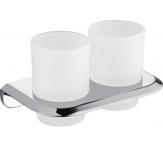 Изображение товара Двойной стакан для зубных щеток ABBER Nord хром AA1557