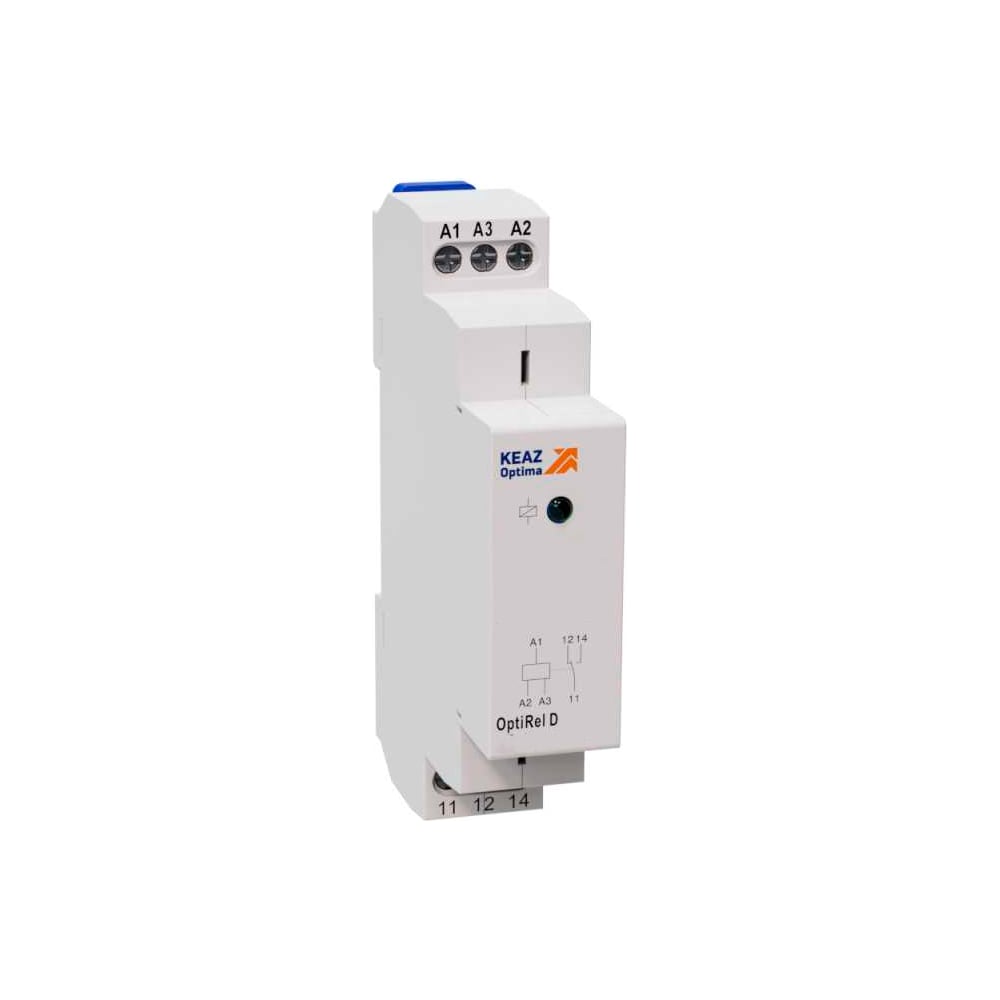 Изображение товара Промежуточное реле КЭАЗ OptiRel D GR-08-230U-2 модульное 8А 230В AC/DC