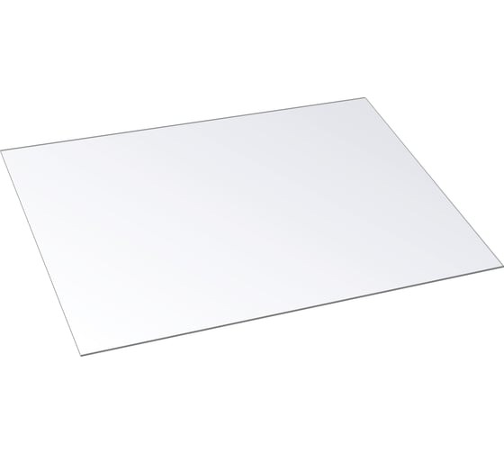 Изображение товара ПЭТ листовой прозрачный 40*30, (400x300 мм), толщина 1 мм, 1 шт Papa Plastic PET-40*30-1