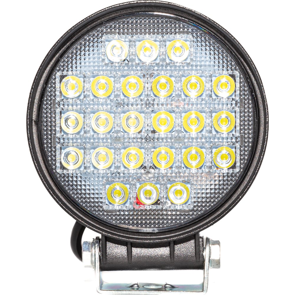 Изображение товара Автомобильная фара АВТОЭЛЕКТРИКА ae72r-24led-42hc круглая 72W 12/24V 24LED IP67