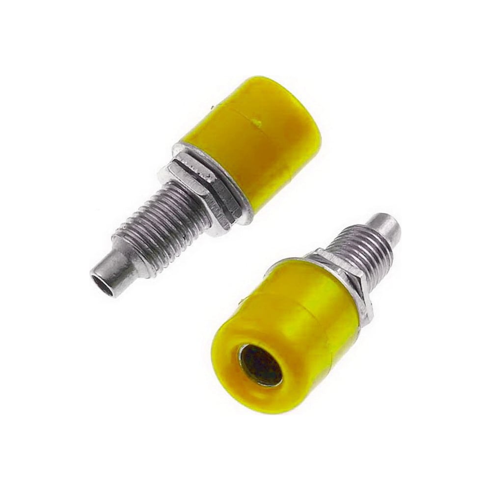 Изображение товара Гнездо Pro Legend Banana желтый PL2486 для пайки, 1 шт