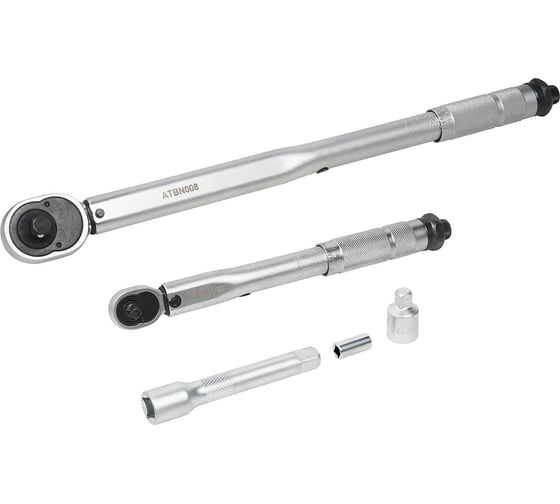 Изображение товара Ключ Airline динамометрический в кейсе, набор 2 шт (1/4" 5-25Нм, 1/2" 28-210Нм) ATBN008