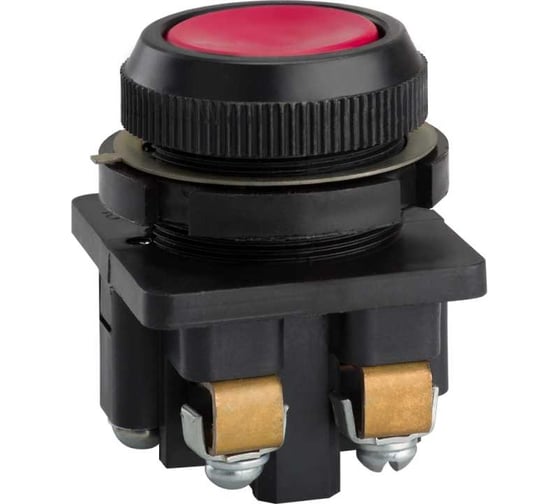 Изображение товара Кнопочный выключатель КЭАЗ КЕ 011 У3, исп.1, красный 264476