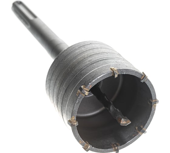 Изображение товара Коронка в сборе с хвостовиком и центрирующим сверлом (68 мм; SDS-max) ГРАНИТ 505568