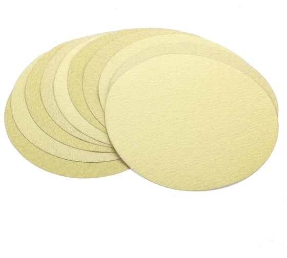 Изображение товара Круг шлифовальный абразивный на бумажной водостойкой основе 10 шт, зернистость 100 Grit Goldblatt G25661