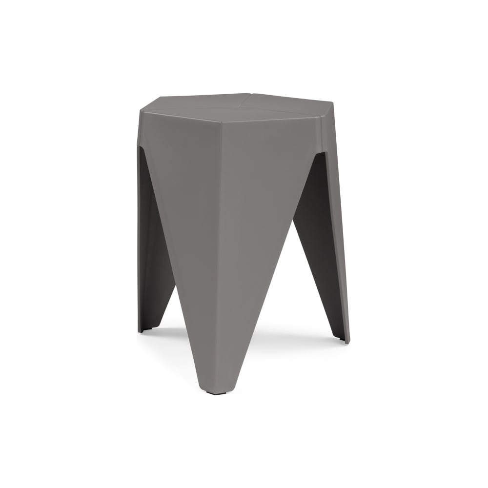 Изображение товара Табурет Woodville korner серый с гексагональным сиденьем