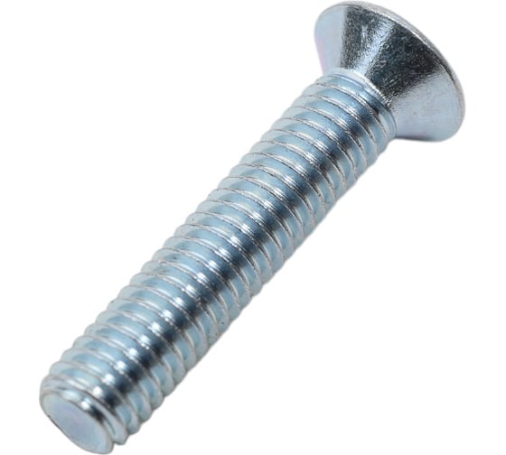 Изображение товара Винт Доброга с потайной головкой, М6x30 мм, DIN 965, 10 шт. ЦБ-00020895