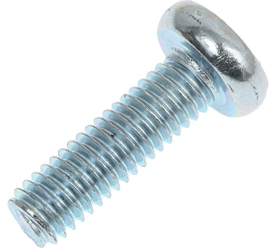 Изображение товара Винт Доброга с полуцилиндрической головкой, М6x20 мм, DIN 7985, 10 шт. ЦБ-00020825