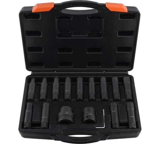 Изображение товара Набор вставок ударных (16 шт; 3/4DR; 1DR) в кейсе АвтоDело 39916 16237