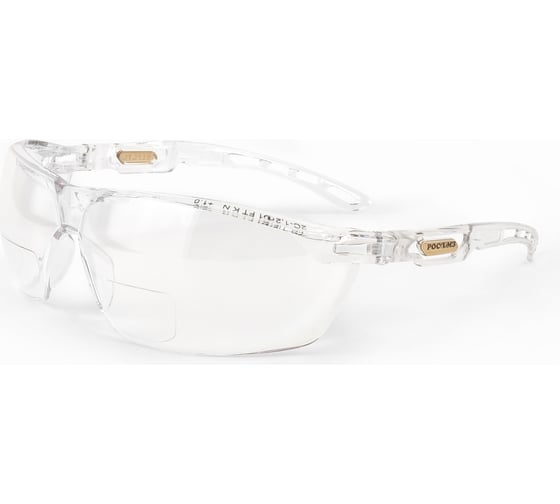 Изображение товара Защитные открытые очки РОСОМЗ О58 ВЕРСУС plus StrongGlass прозрачные бифокальные 2C-1,2 РС 15837/10