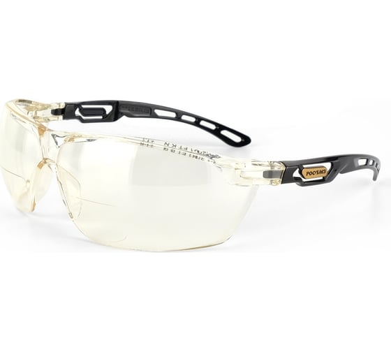 Изображение товара Защитные открытые очки РОСОМЗ О58 ВЕРСУС plus StrongGlass шампань бифокальные 2-1,2 РС 15860/15