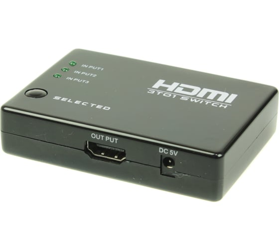 Изображение товара Коммутатор сигнала HDMI (3вх./1вых.) OSNOVO SW-Hi3012 sct1453