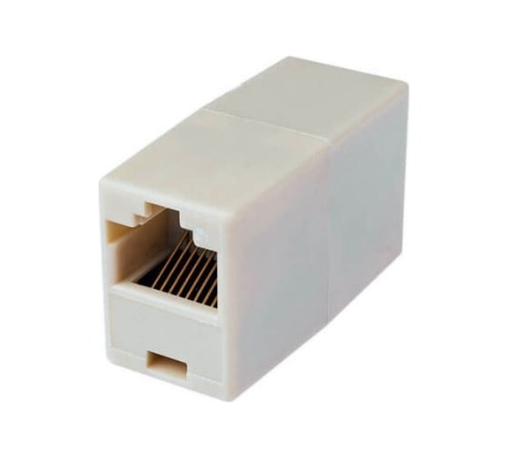 Изображение товара RJ-45 переходник гнездо-гнездо Giraffe GF-RJ45 -FF уп. 10шт gf0289.1