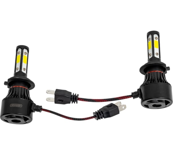 Изображение товара Автолампа-LED аналог ксенона SKYWAY H7X7 12/24V 28W 6000K 4000Lm 1-конт комп. 2 шт. S08701006