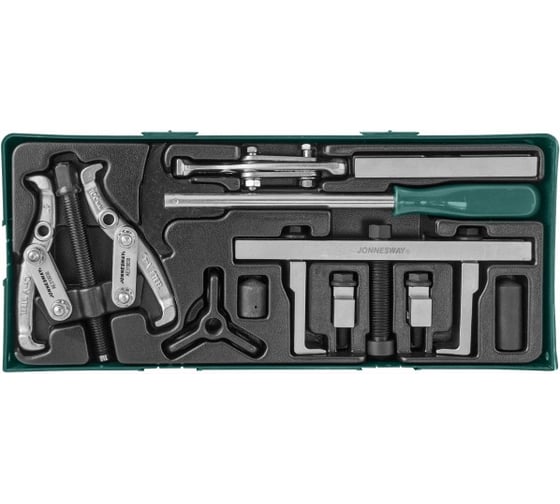 Изображение товара Набор съемников и приспособлений для обслуживания приводных шкивов Jonnesway AI10002SP 49138