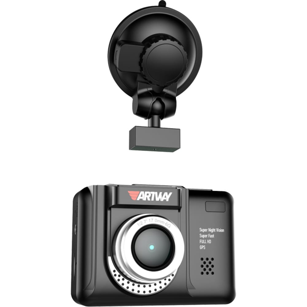 Видеорегистратор Artway видеорегистратор artway av 537 3 камеры 1920х1080 2 4 170°