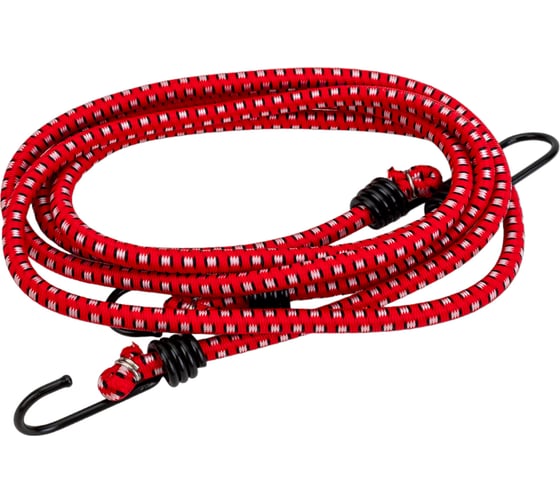 Изображение товара Крепежный шнур ЗУБР резиновый 100 см со стальными крюками 2 шт 40507-100