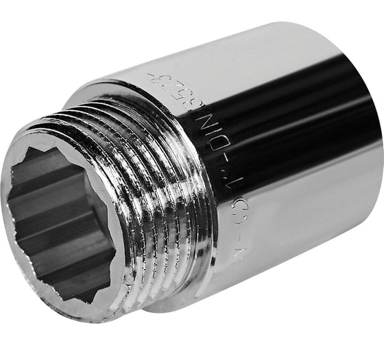 Изображение товара Удлинитель хромированный STOUT 1"x40 sft-0002-000140 RG008V1SVNAH6I