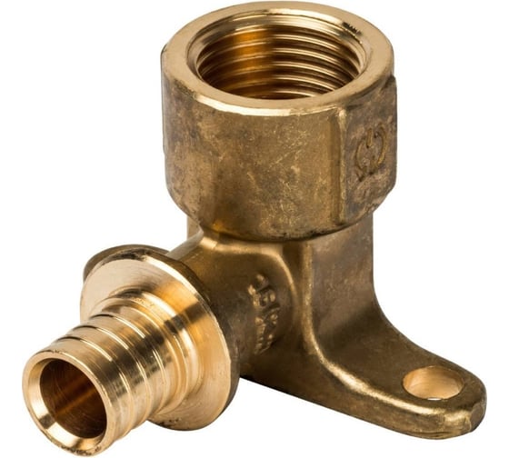 Изображение товара Проточный настенный угольник для труб из сшитого полиэтилена бронзовый STOUT 20x1/2" sfa-0040-002012 RG00926B6H0P2V