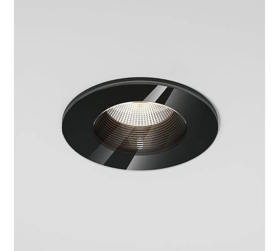Изображение товара Встраиваемый светодиодный светильник Elektrostandard artis 7w 3000 25096/led черный a066138