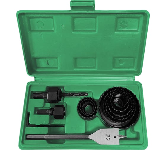 Изображение товара Набор кольцевых пил по дереву 13 предметов ТМ Резолюкс 61913