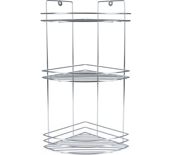 Изображение товара Полка для ванной 3-х ярусная угловая Rosenberg RUS-385043-3New