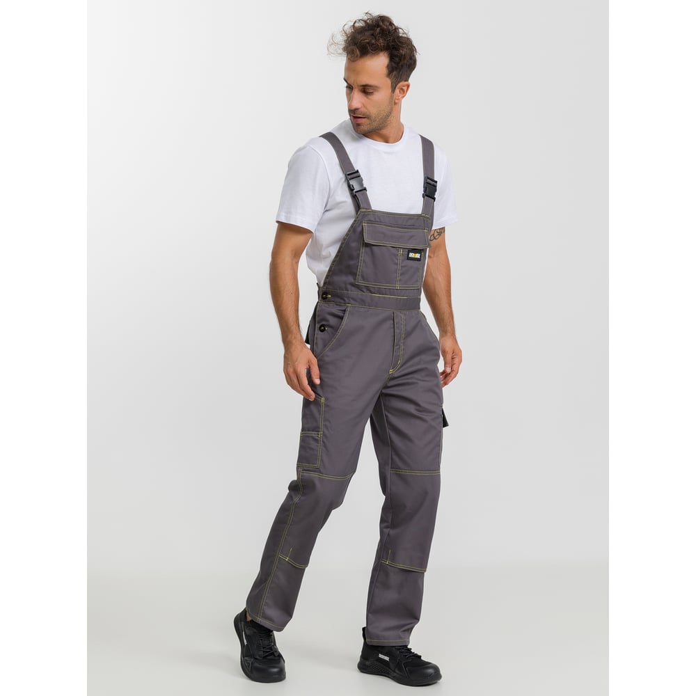 Изображение товара Рабочий полукомбинезон DOWELL basic XXL защитный с карманами и световозвращающими полосами