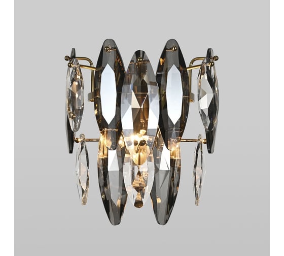 Изображение товара Настенный светильник Bogate's с хрусталем 372/2 strotskis золото a065318