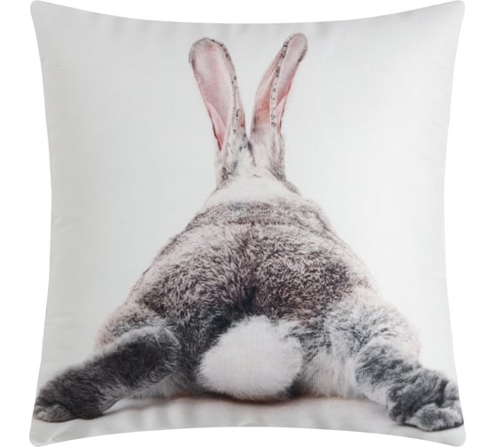 Изображение товара Подушка Этель "Хвостик", 40х40 см, 100% п/э, велюр 7787610