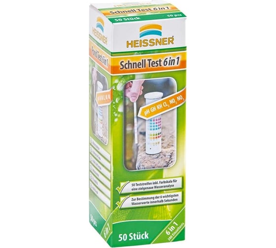 Изображение товара Тестер для пруда Heissner 6 в 1 TZ791-00