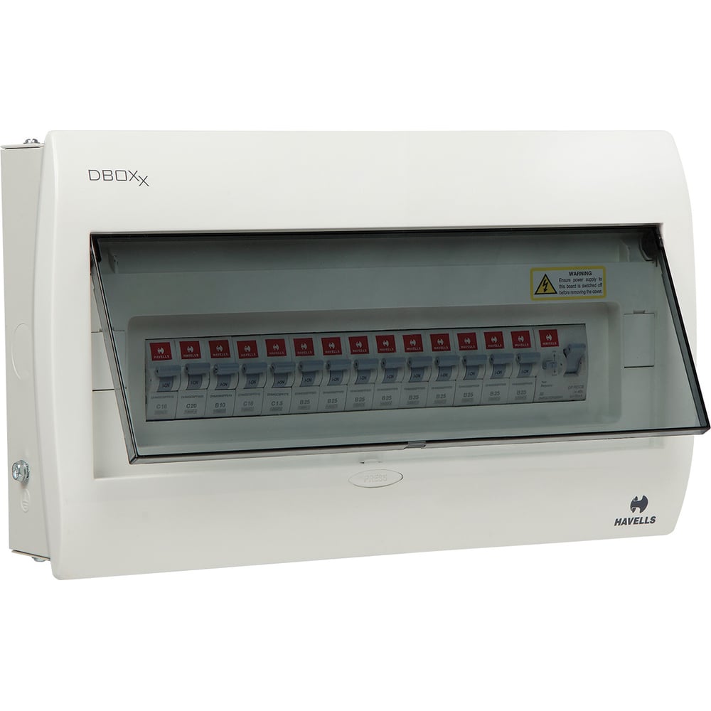 Изображение товара Щит скрытой установки Havells DBOXx IP42 на 16 модулей, белый