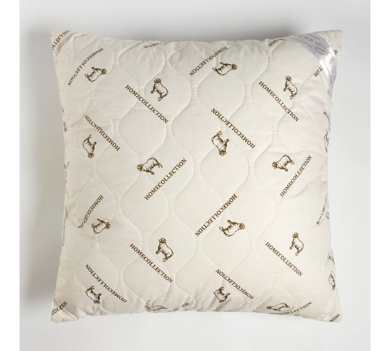 Изображение товара Подушка Этель овечья шерсть, 70x70 см, тик 771560