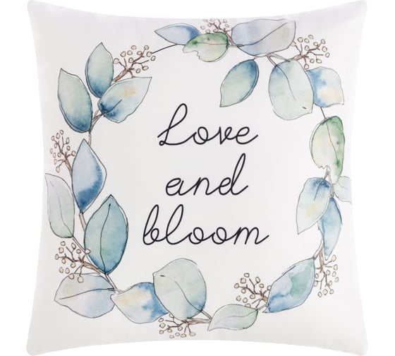 Изображение товара Подушка Этель "Love and bloom" 40x40 см, 100% п/э 7516083