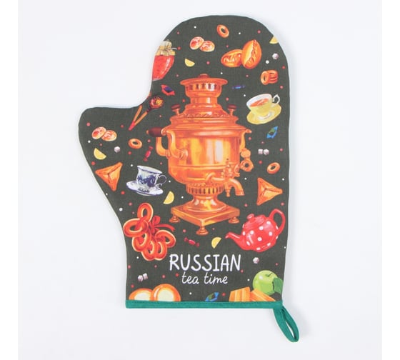 Изображение товара Варежка-прихватка Этель Самовар 20x28 см, 100% хлопок, ватин 250 г/м2 9618523