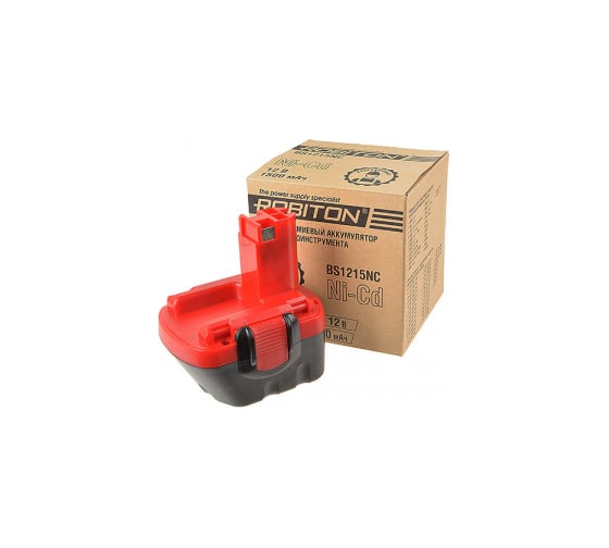 Изображение товара Аккумулятор BS1215NC (12 В, 1.5 Ач) для электроинструментов Bosch Robiton 16523