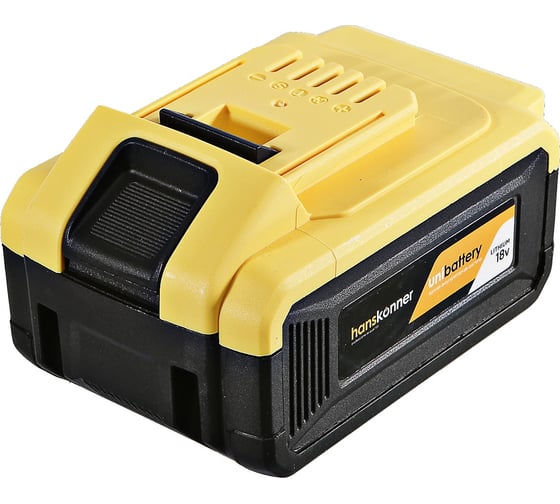 Изображение товара Аккумулятор (18 В, 4 Ач) для HRH1824BL и HAG18125BL Hanskonner HBP18-4L