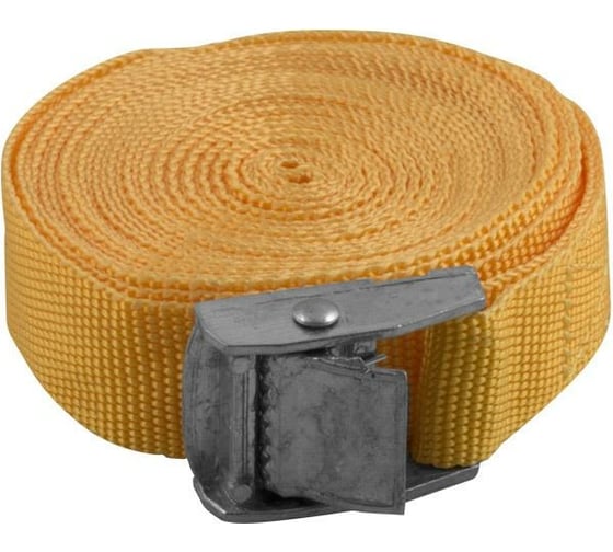 Изображение товара Стяжка для крепления груза DolleX 5 м х 25 мм, 0,7 т, с фиксатором, 1 шт. ST-052508