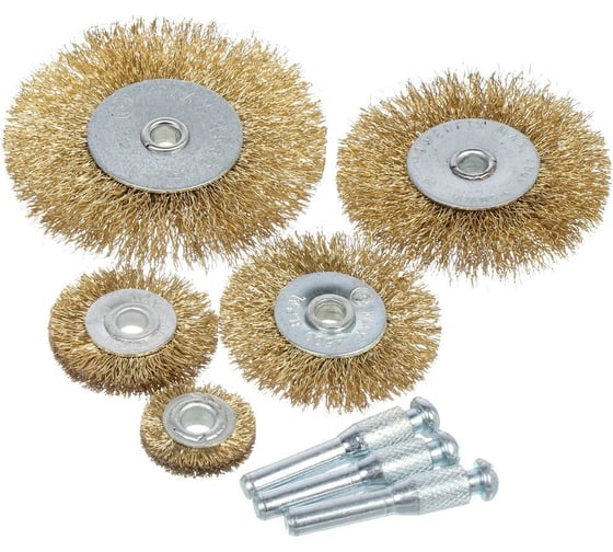 Изображение товара Щетка для дрели со шпилькой, 5 шт BARTEX 265901