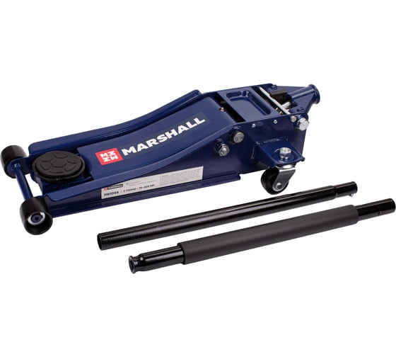 Изображение товара Подкатной гидравлический домкрат MARSHALL 3т, 75-505 мм, двухплунжерный MR1044