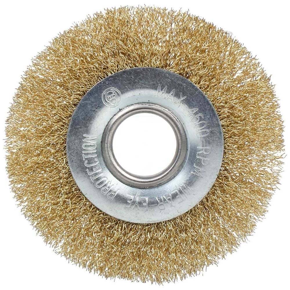 Изображение товара Щетка плоская для ушм 100x22.2 мм BARTEX 265880 для металла дерева и краски