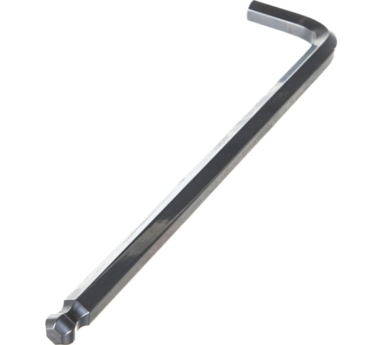 Изображение товара Ключ Kraftool "INDUSTRIE" имбусовый, длинный c шариком, Cr-Mo, хромосатинированное покрытие, HEX 12 27437-12