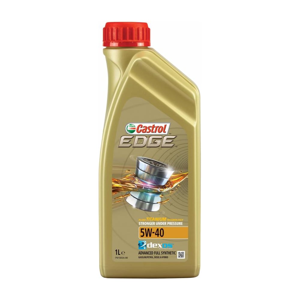 фото Масло моторное синтетическое edge titanium fst 5w40 (1 л) castrol 157b1b